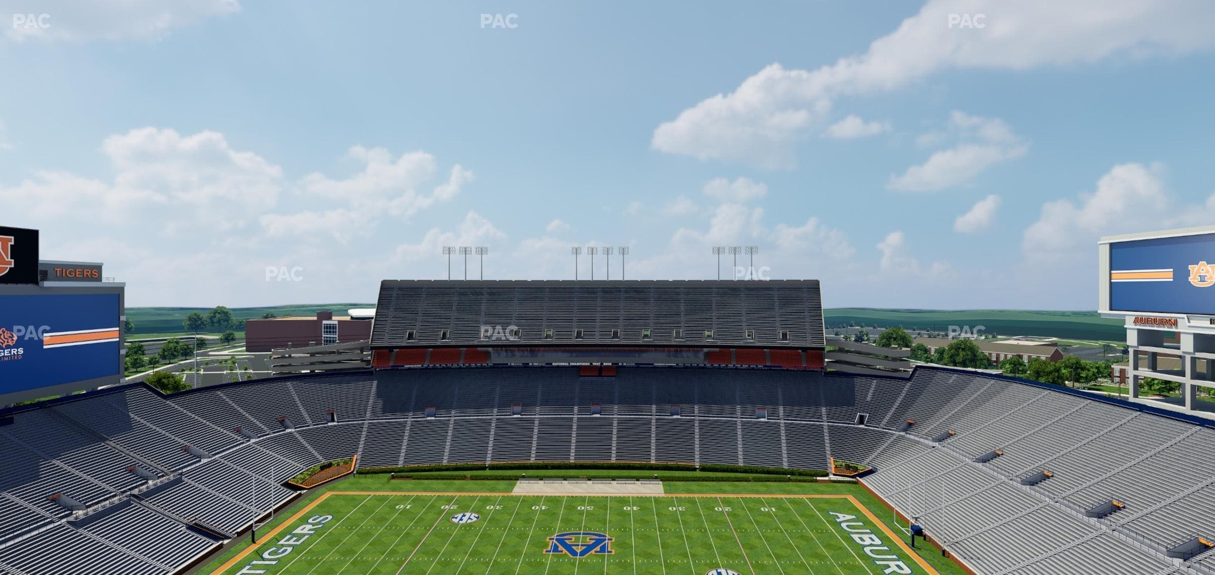 Jordan-Hare Stadium - Section 107 Seat View