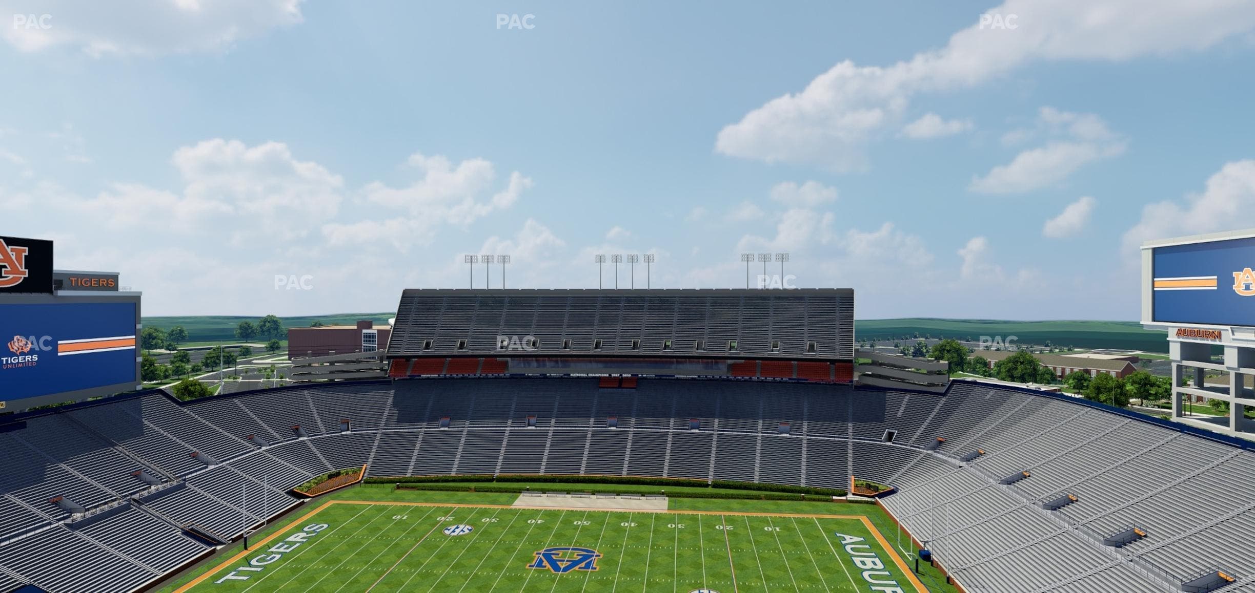 Jordan-Hare Stadium - Section 108 Seat View