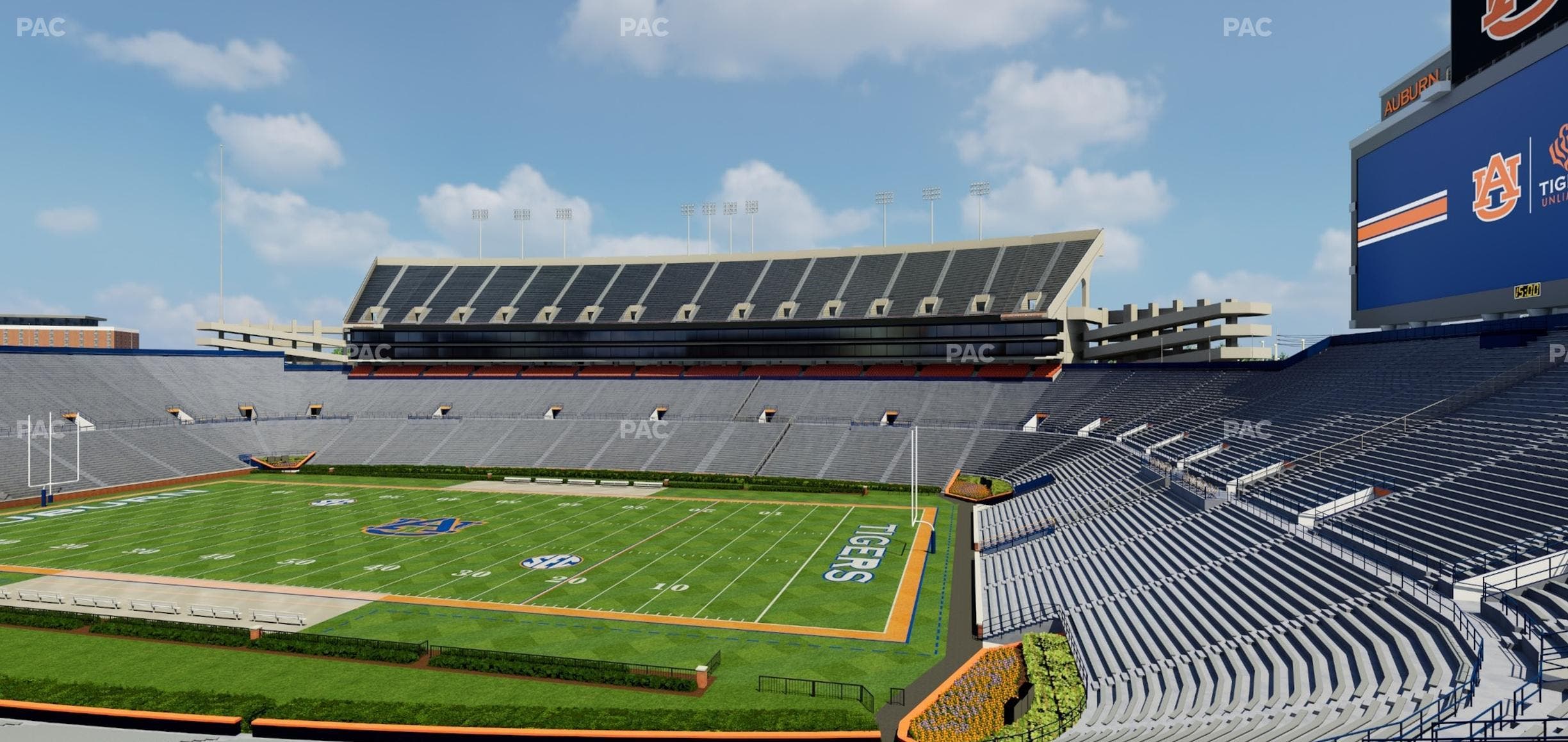 Jordan-Hare Stadium - Section 11 Seat View