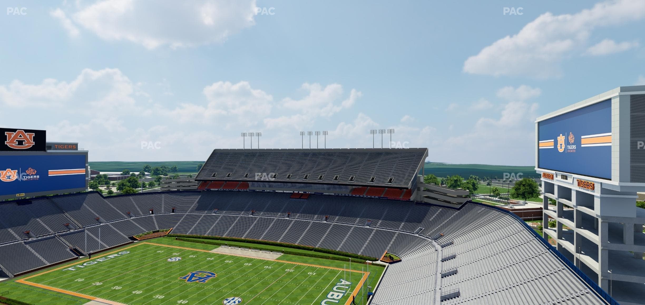 Jordan-Hare Stadium - Section 114 Seat View