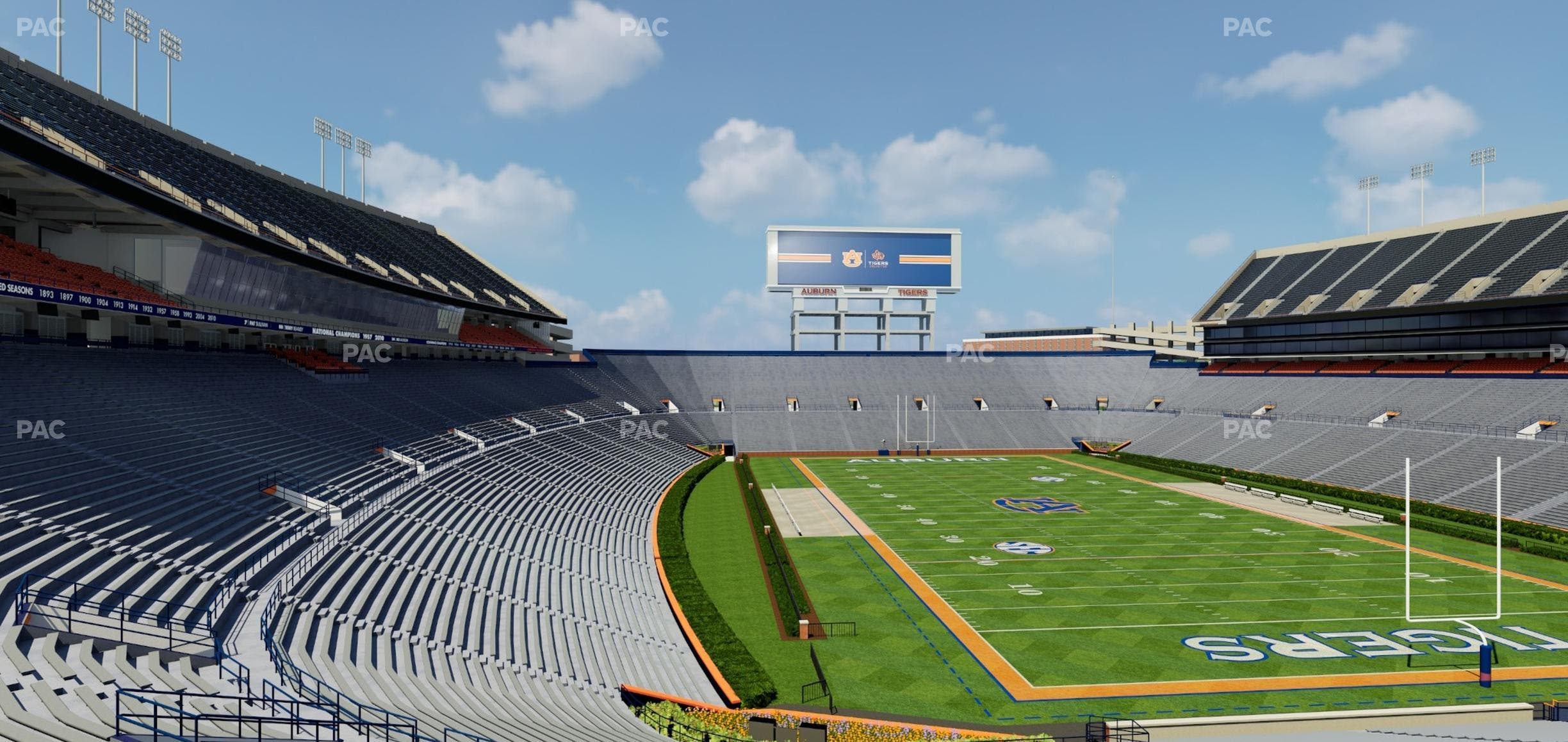 Jordan-Hare Stadium - Section 14 Seat View