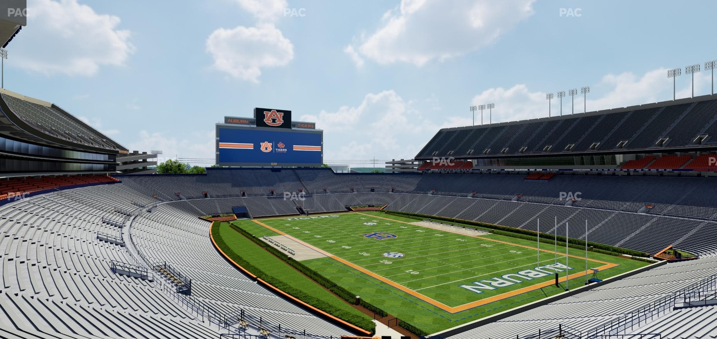 Jordan-Hare Stadium - Section 36 Seat View
