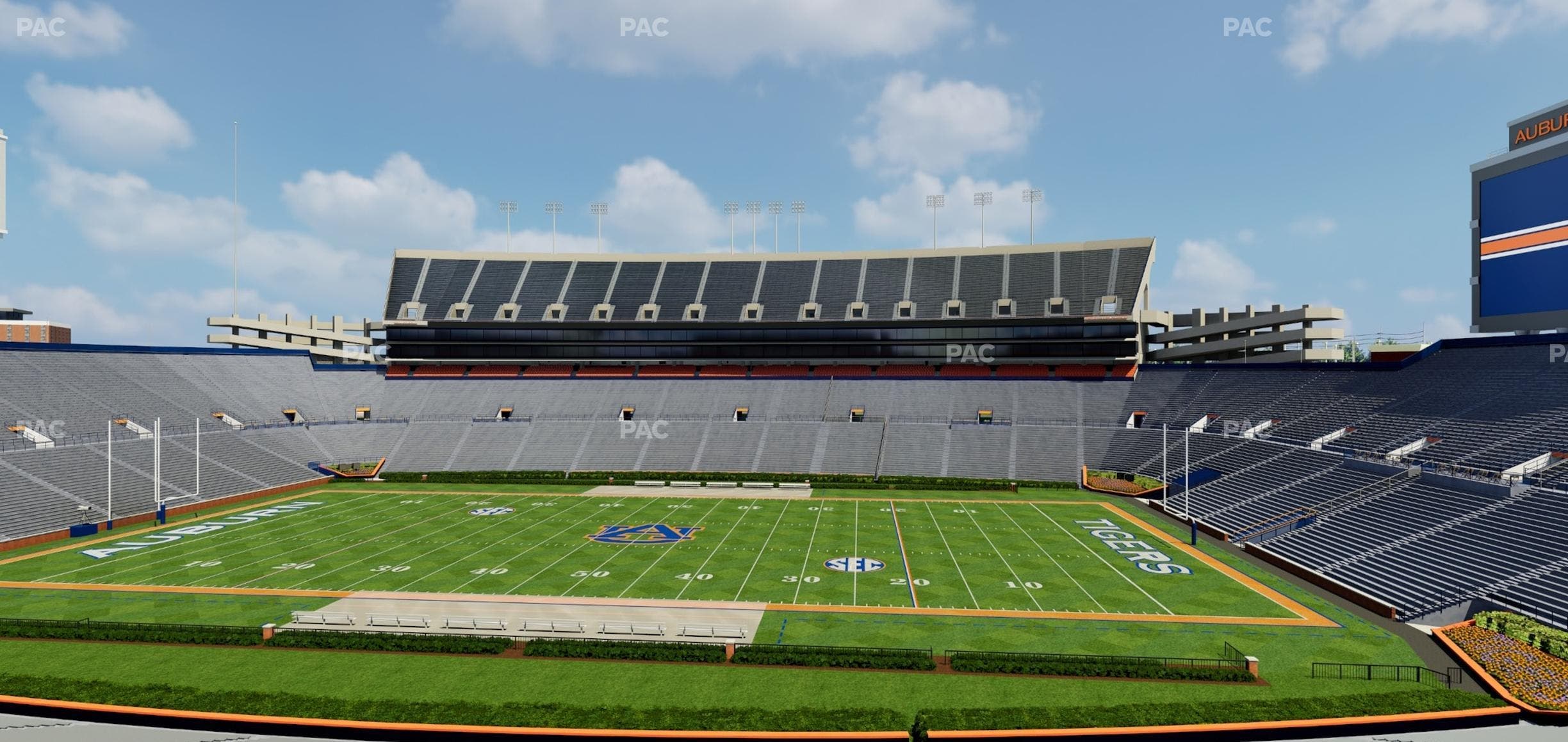 Jordan-Hare Stadium - Section 8 Seat View