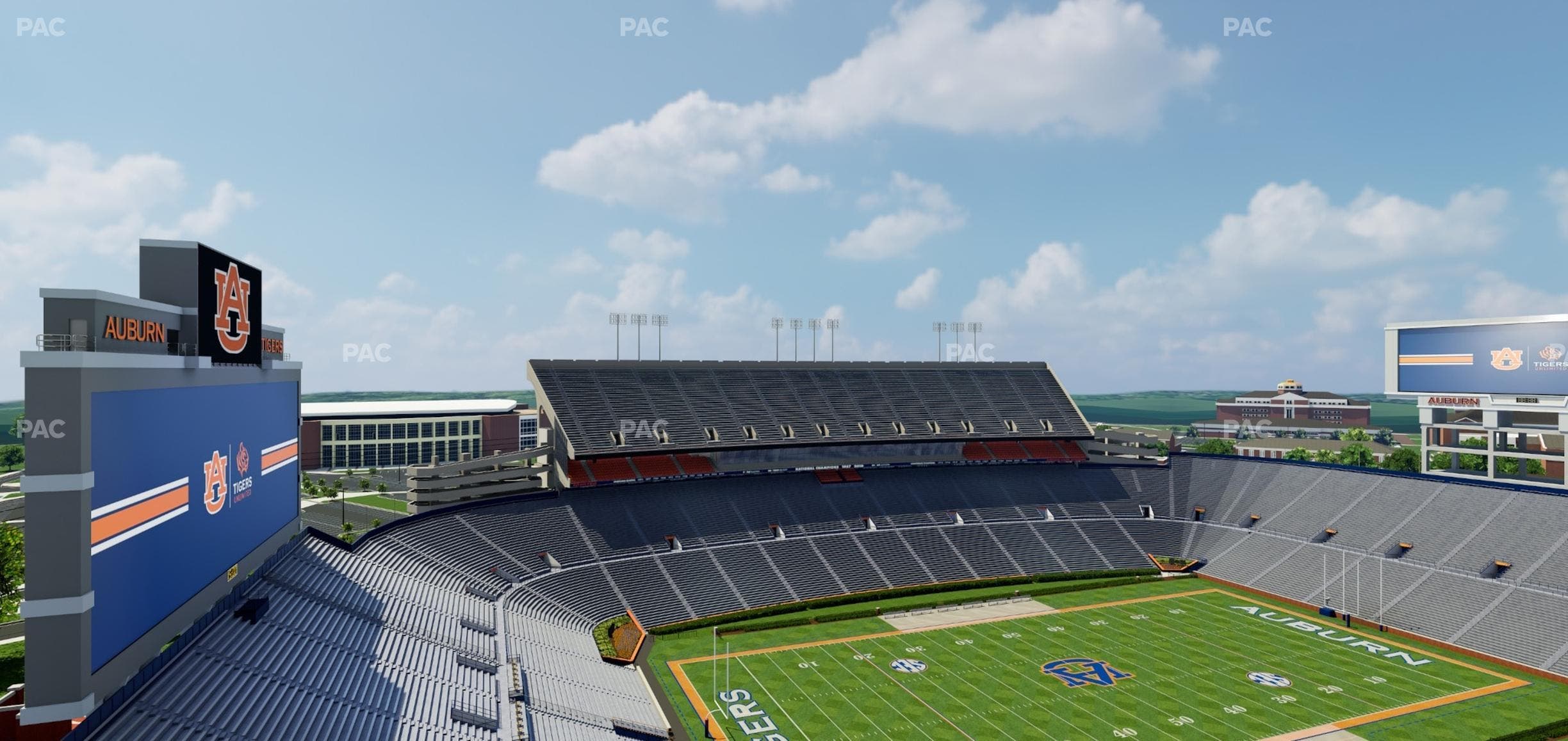 Jordan-Hare Stadium - Section 99 Seat View