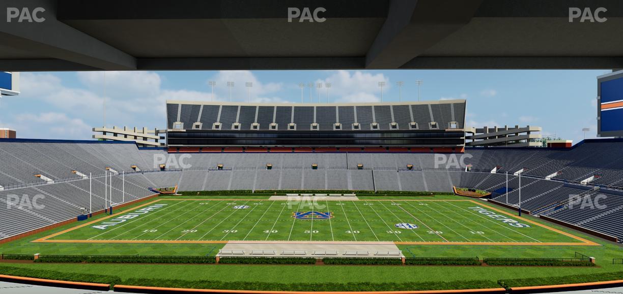 Jordan-Hare Stadium - Section Beckwith Club Seat View