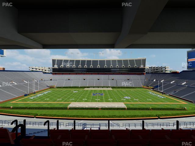 Jordan-Hare Stadium - Section Beckwith Club Seat View