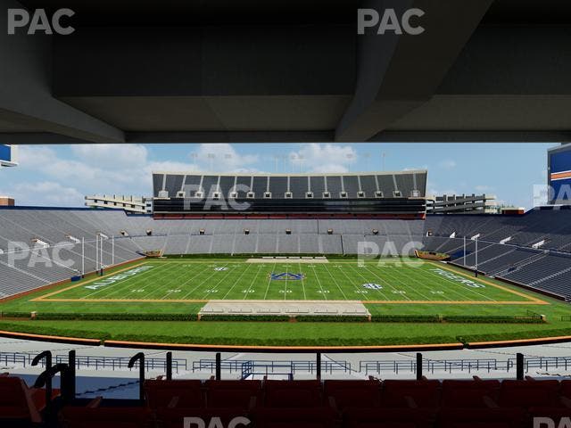 Jordan-Hare Stadium - Section Beckwith Club Seat View