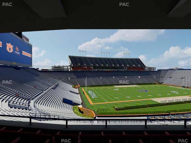 Jordan-Hare Stadium - Section Nelson Club Seat View