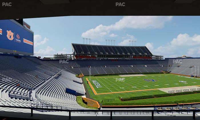 Jordan-Hare Stadium - Section Nelson Club Seat View