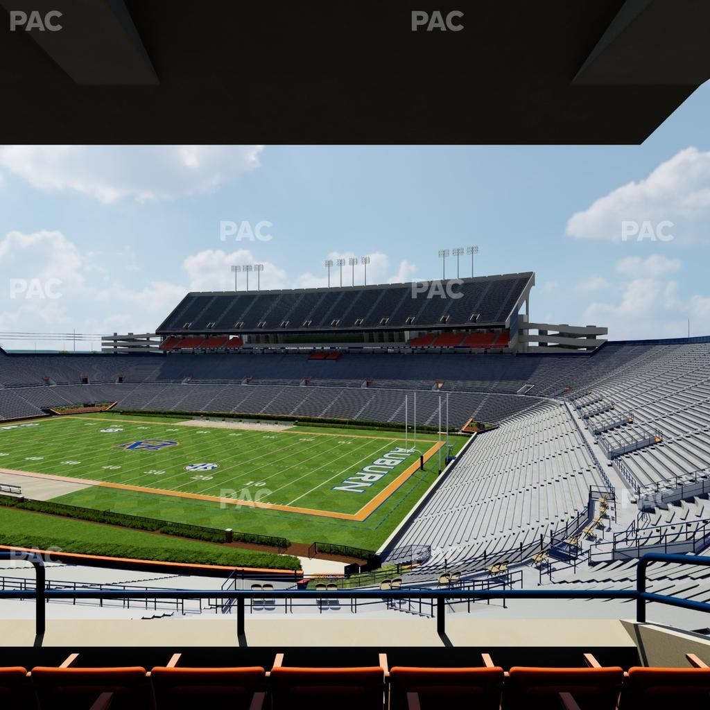 Jordan-Hare Stadium - Section Nelson Club Seat View