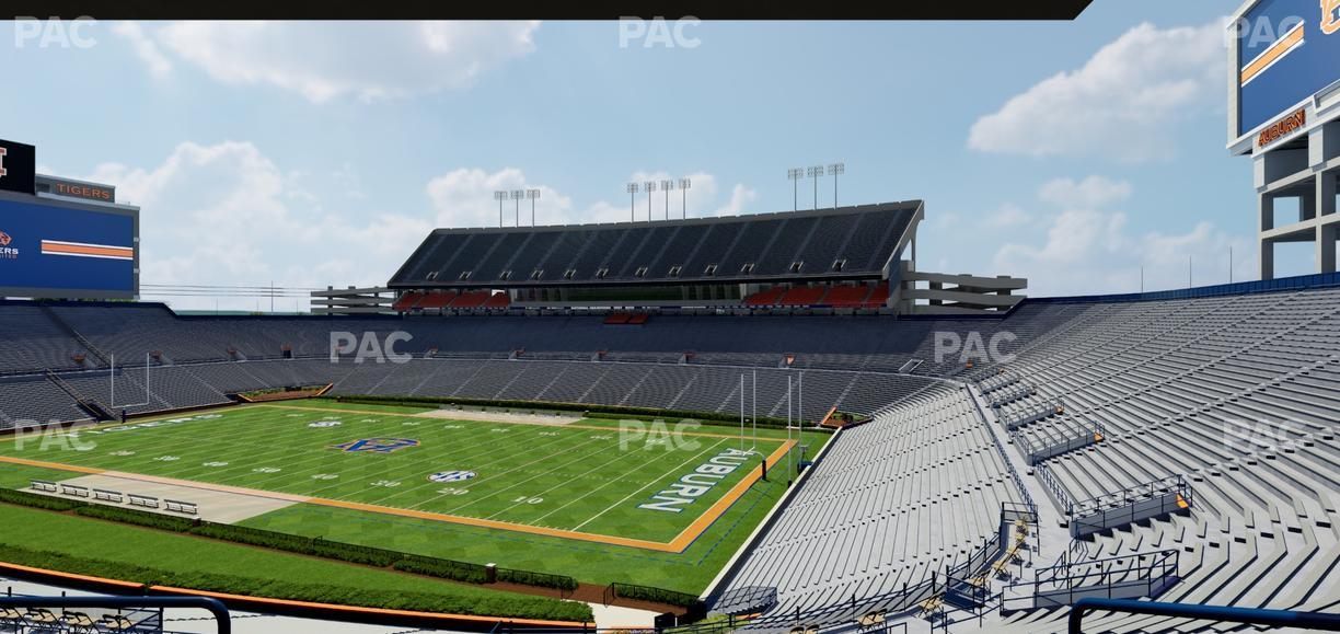 Jordan-Hare Stadium - Section Nelson Club Seat View