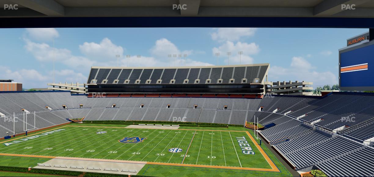 Jordan-Hare Stadium - Section South Club Seat View