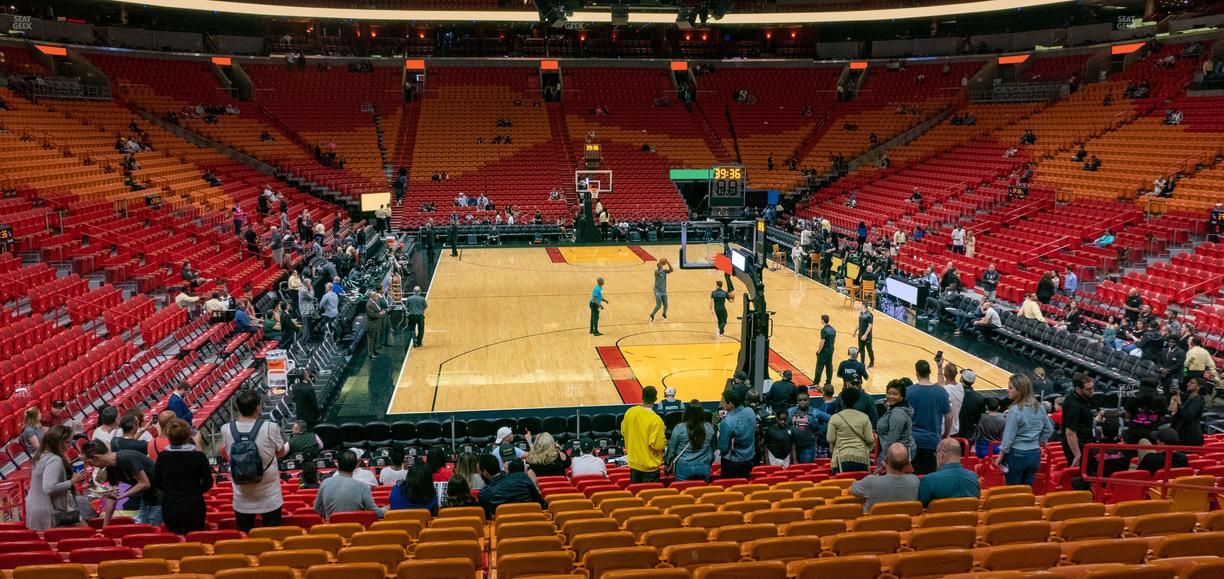 Kaseya Center - Section 101 Seat View