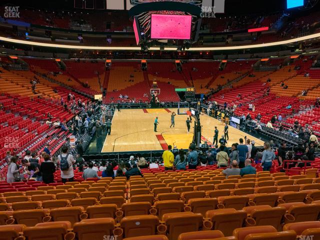 Kaseya Center - Section 101 Seat View