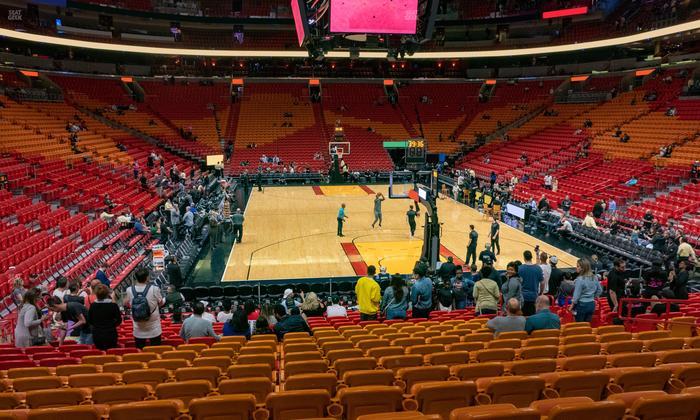 Kaseya Center - Section 101 Seat View