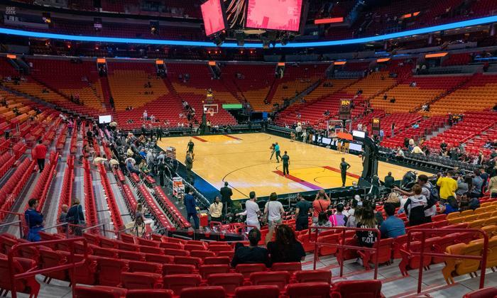 Kaseya Center - Section 102 Seat View