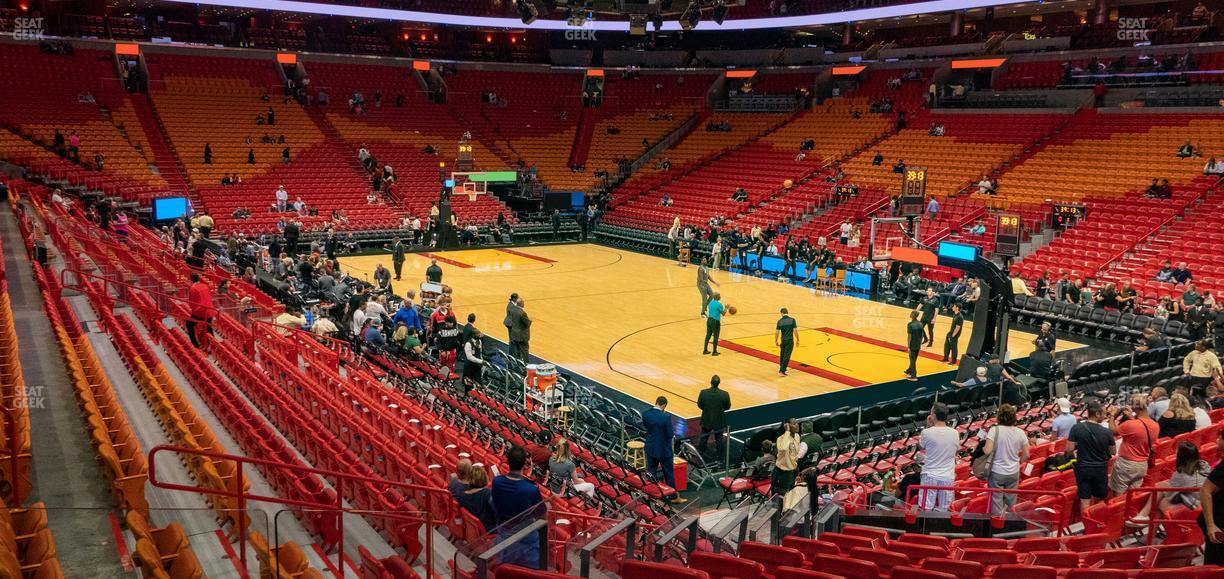 Kaseya Center - Section 103 Seat View