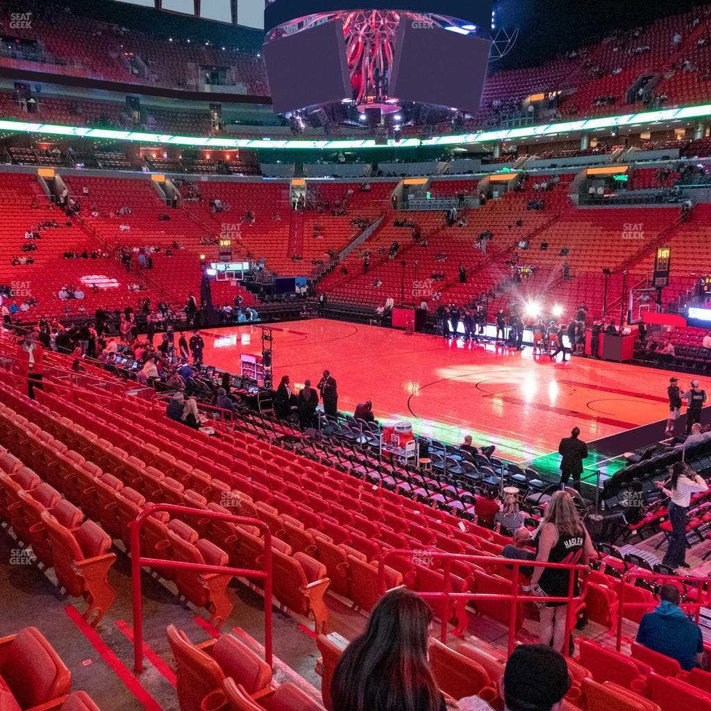 Kaseya Center - Section 104 Seat View
