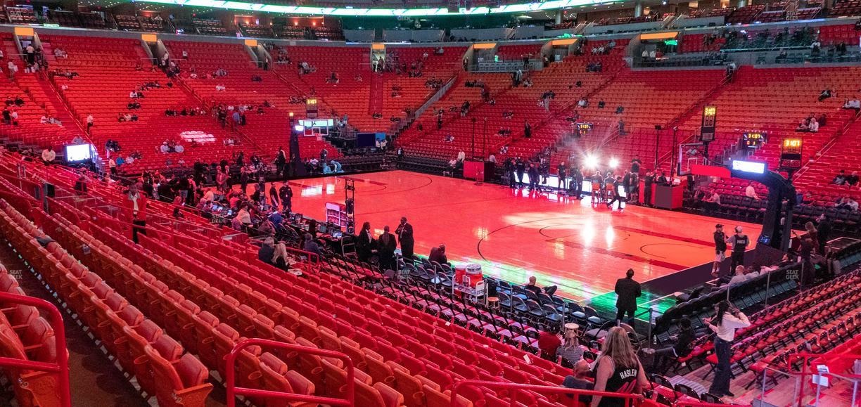 Kaseya Center - Section 104 Seat View