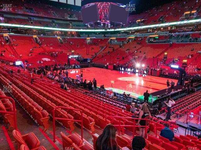 Kaseya Center - Section 104 Seat View