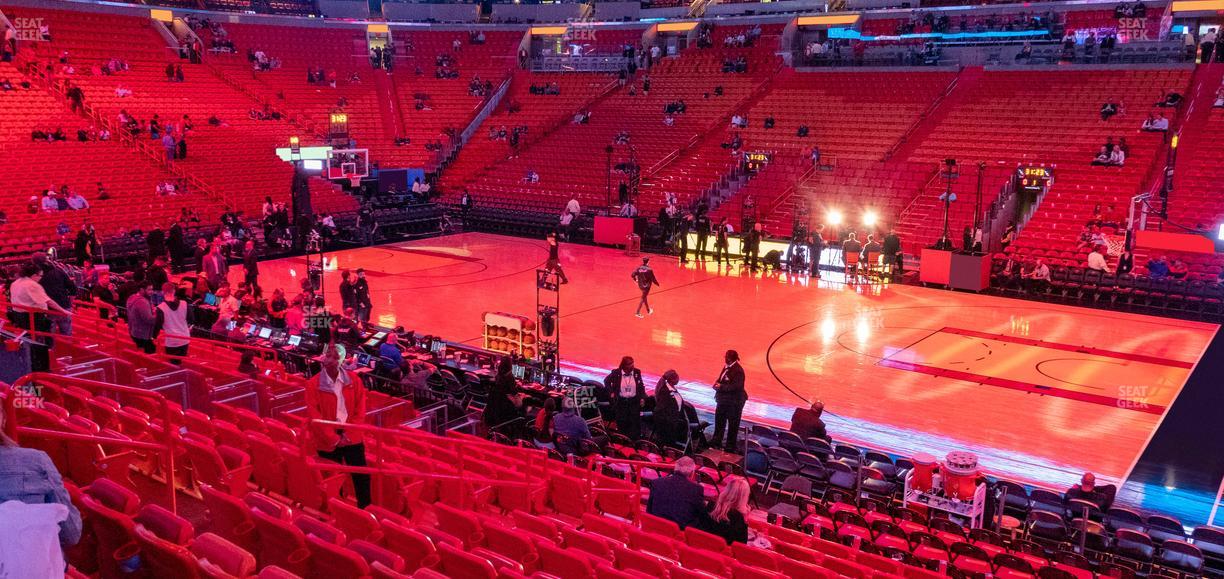 Kaseya Center - Section 105 Seat View