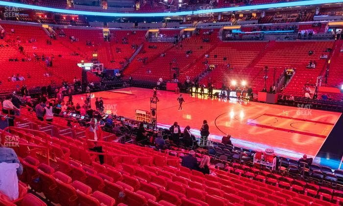 Kaseya Center - Section 105 Seat View