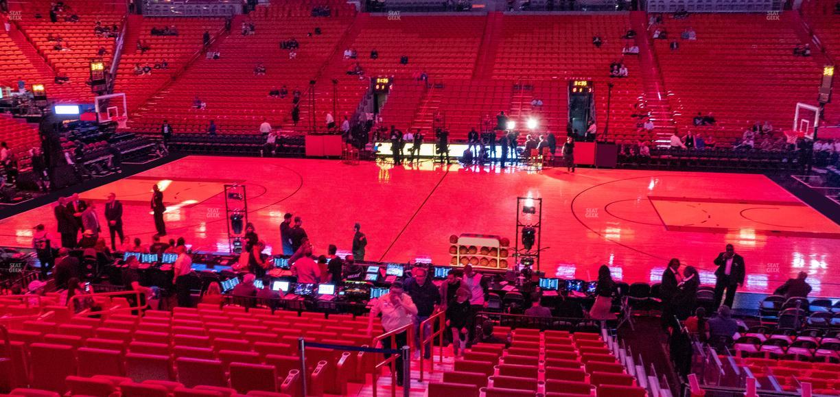 Kaseya Center - Section 106 Seat View