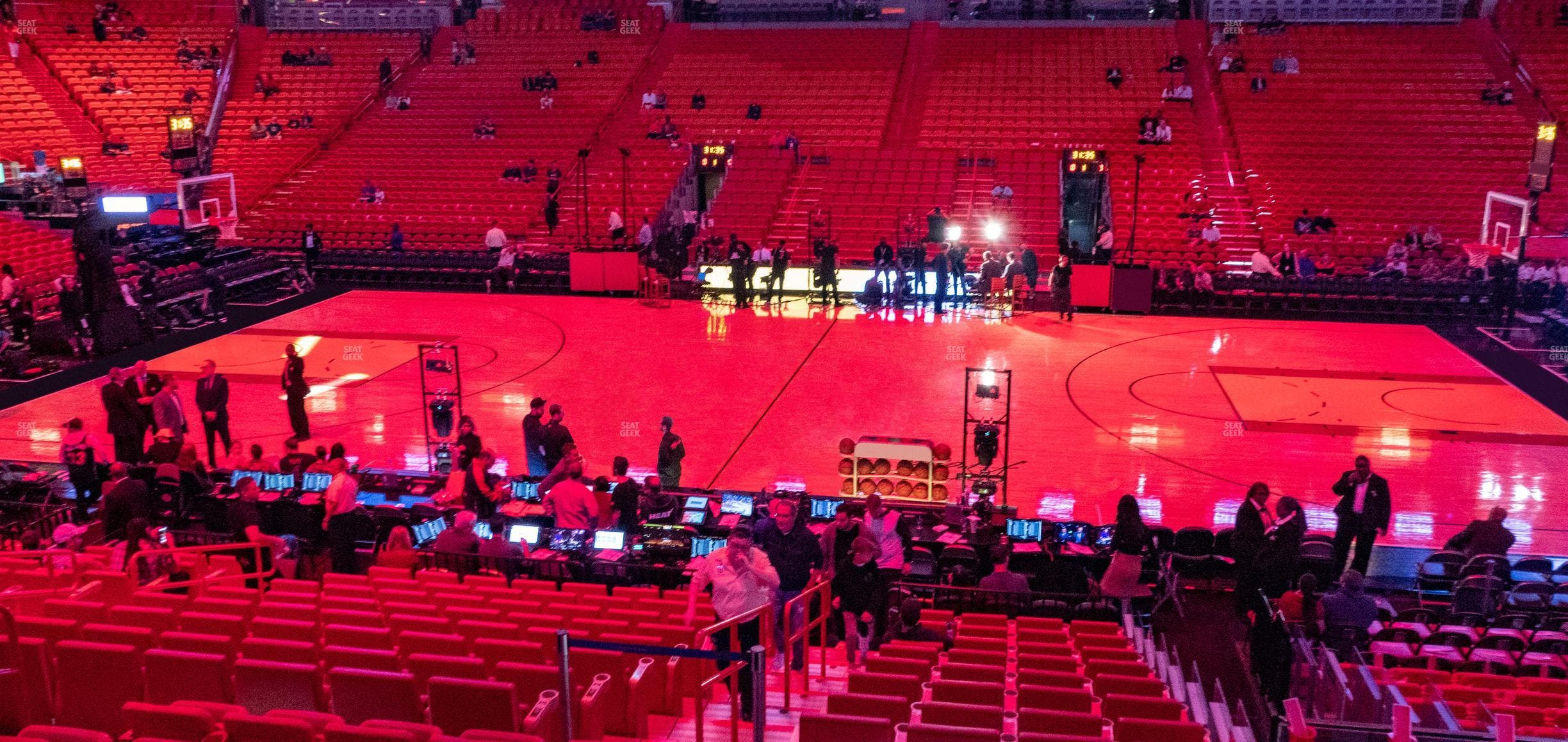 Kaseya Center - Section 106 Seat View