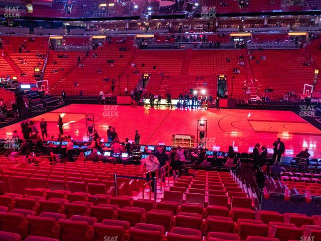 Kaseya Center - Section 106 Seat View