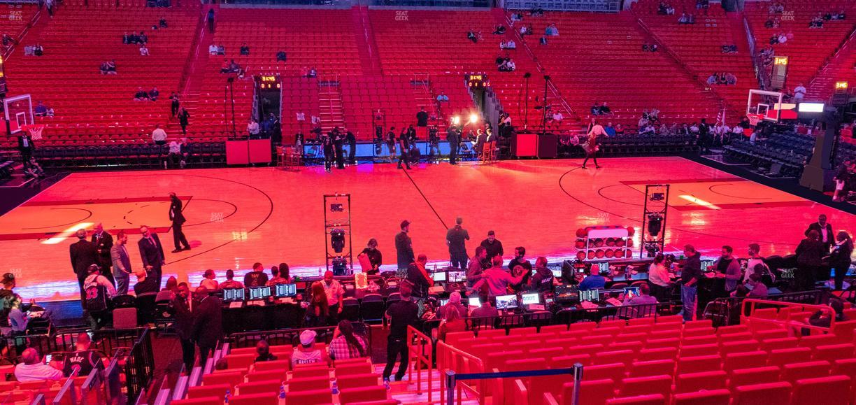 Kaseya Center - Section 107 Seat View