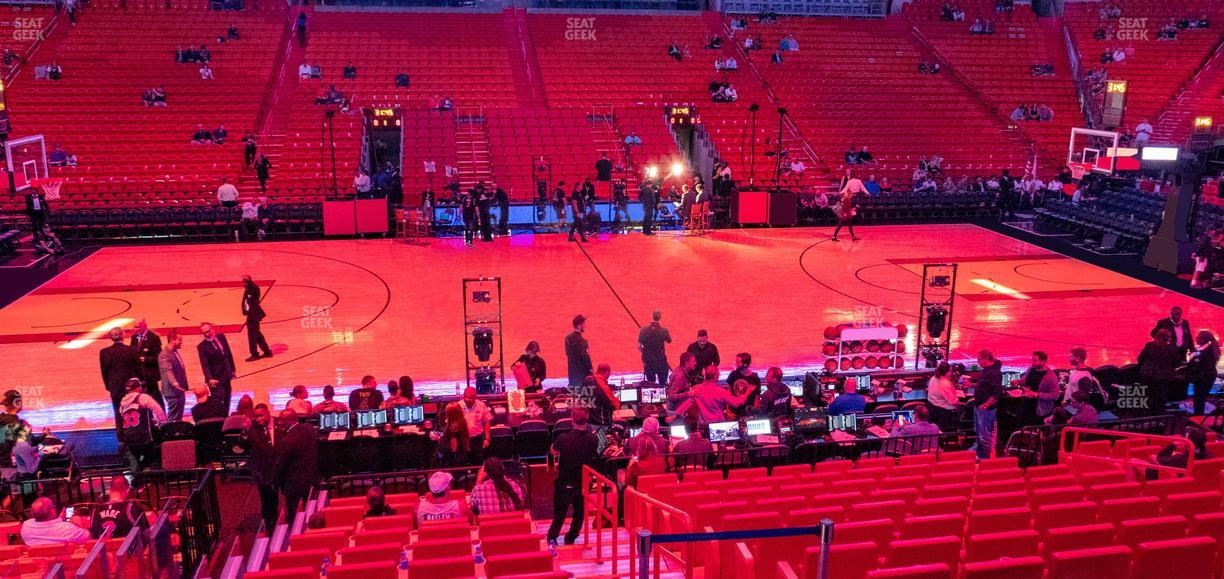 Kaseya Center - Section 107 Seat View