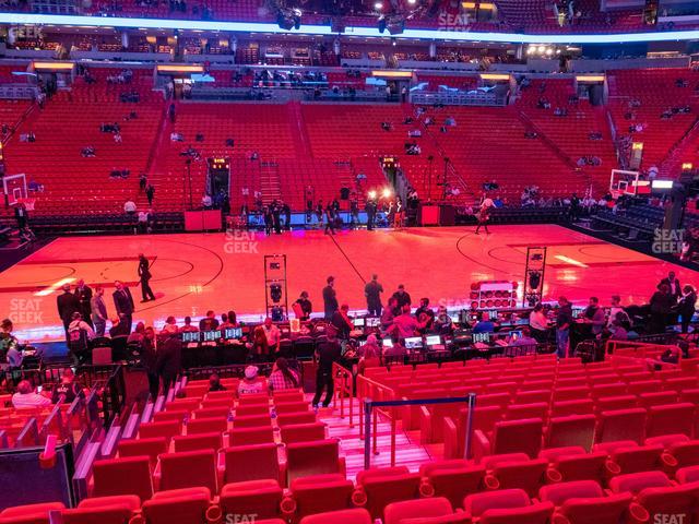 Kaseya Center - Section 107 Seat View