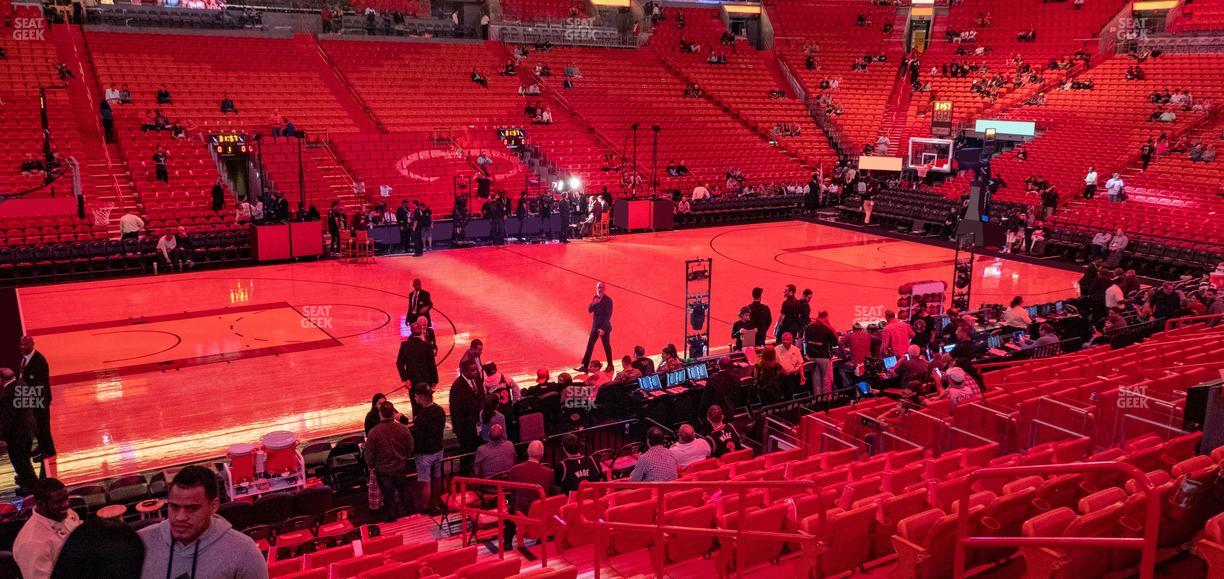 Kaseya Center - Section 108 Seat View