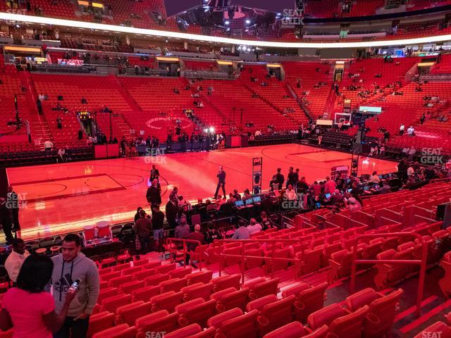 Kaseya Center - Section 108 Seat View