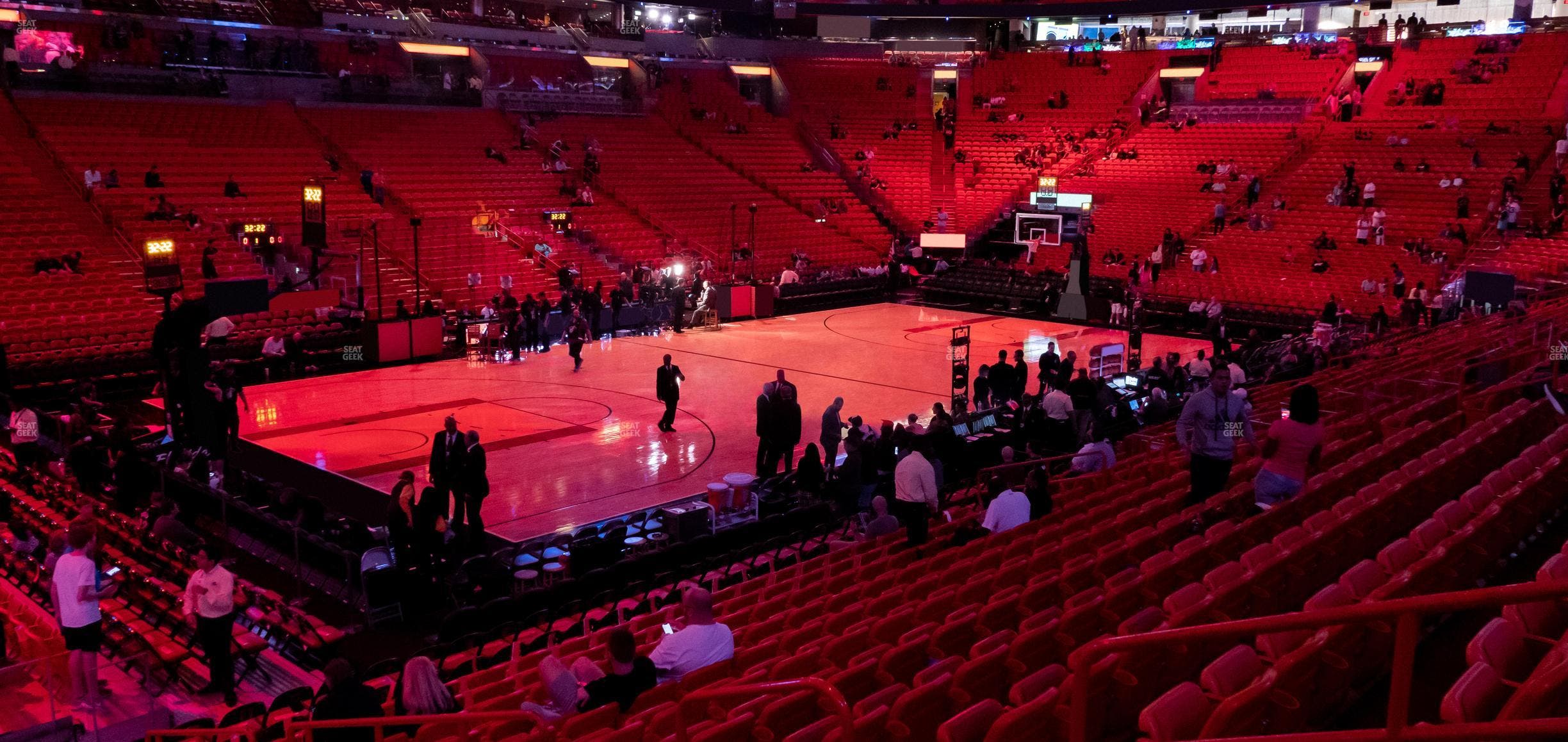 Kaseya Center - Section 109 Seat View