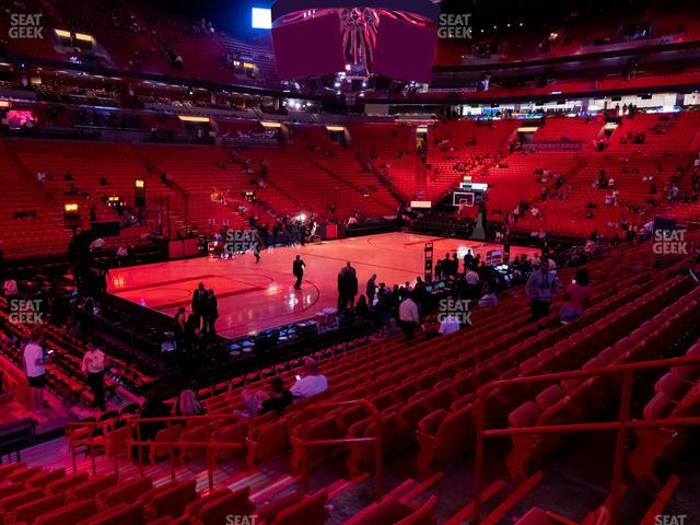 Kaseya Center - Section 109 Seat View