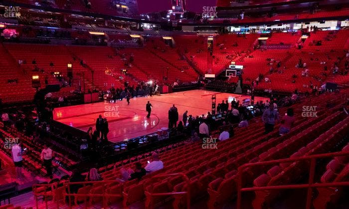 Kaseya Center - Section 109 Seat View