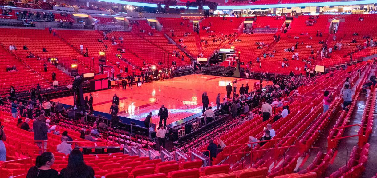 Kaseya Center - Section 110 Seat View