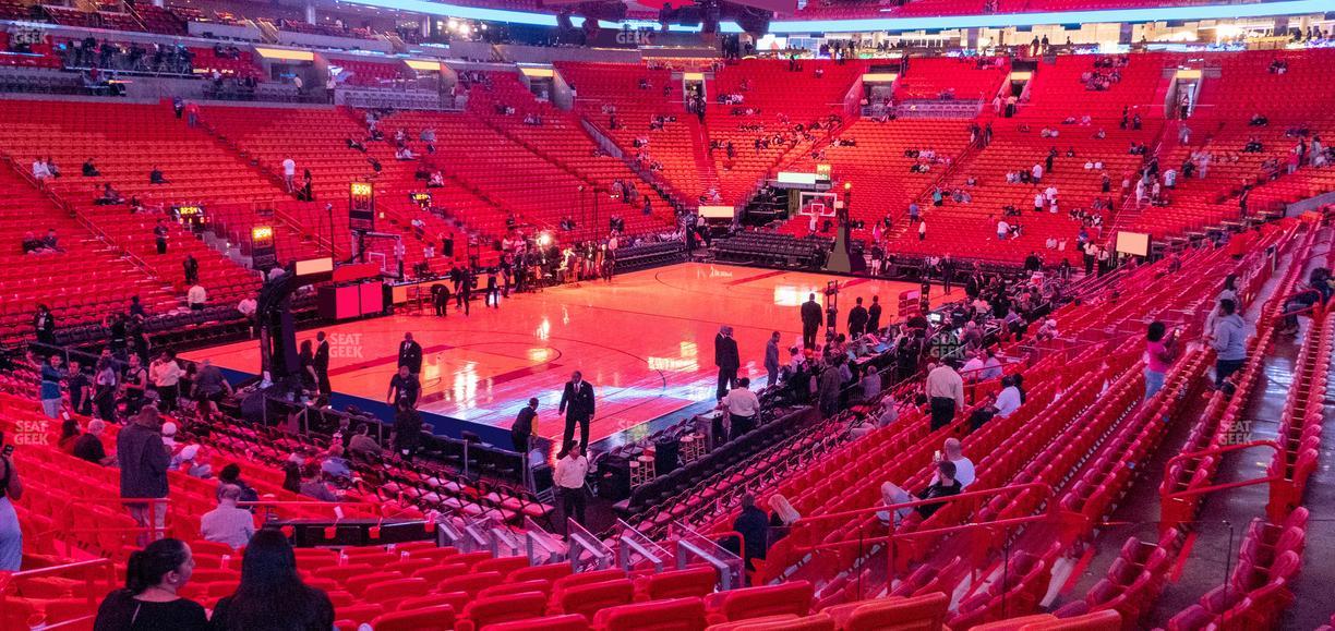 Kaseya Center - Section 110 Seat View