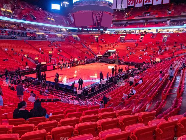 Kaseya Center - Section 110 Seat View