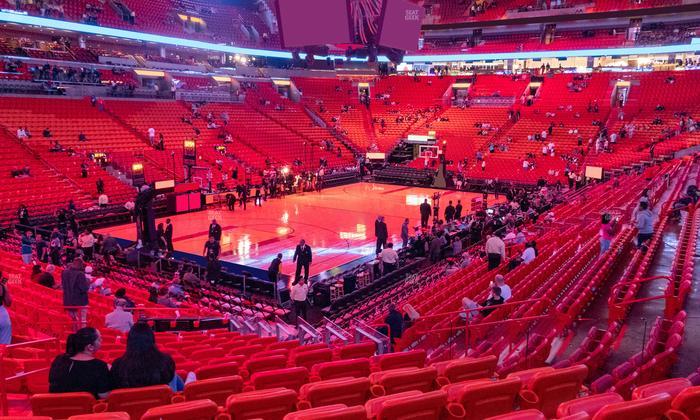 Kaseya Center - Section 110 Seat View