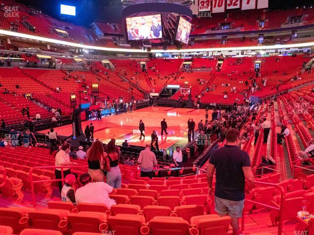 Kaseya Center - Section 111 Seat View