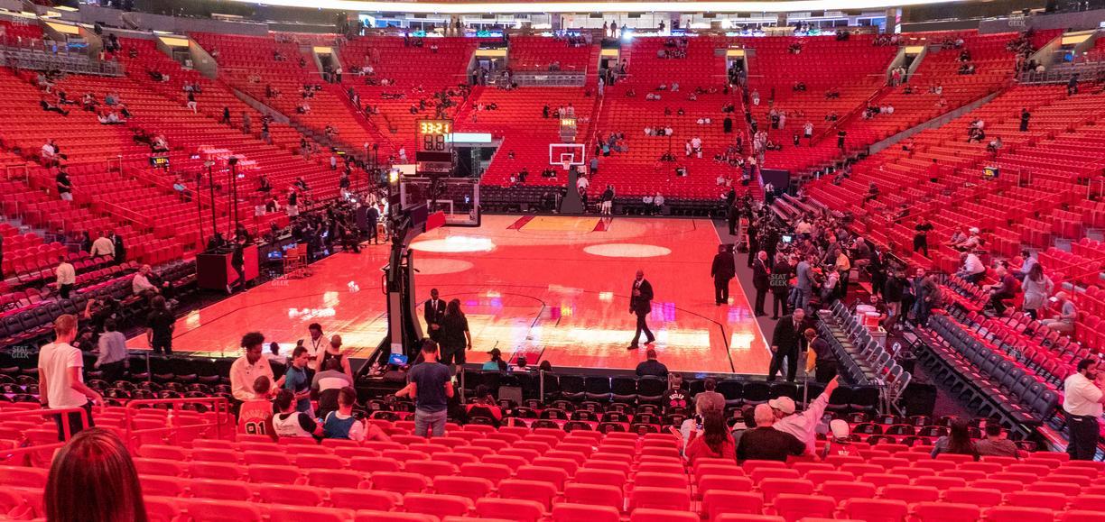 Kaseya Center - Section 112 Seat View