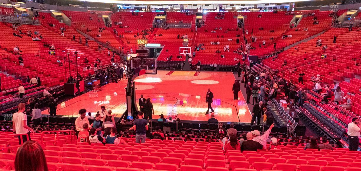 Kaseya Center - Section 112 Seat View