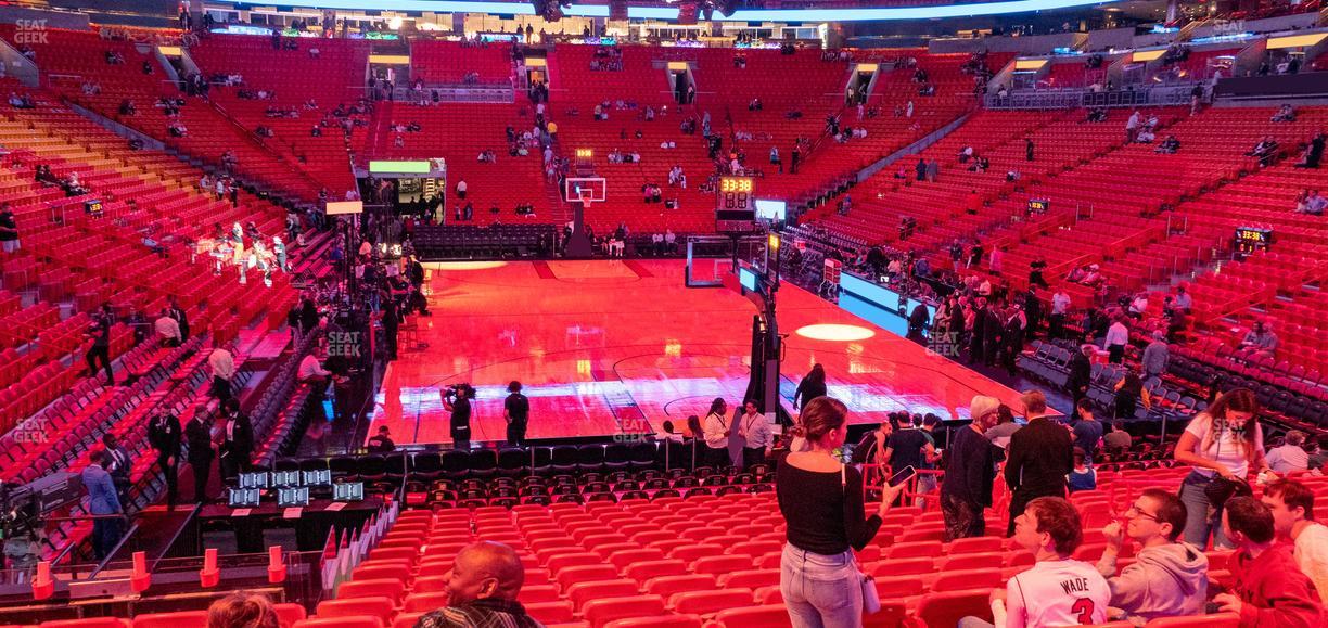 Kaseya Center - Section 113 Seat View