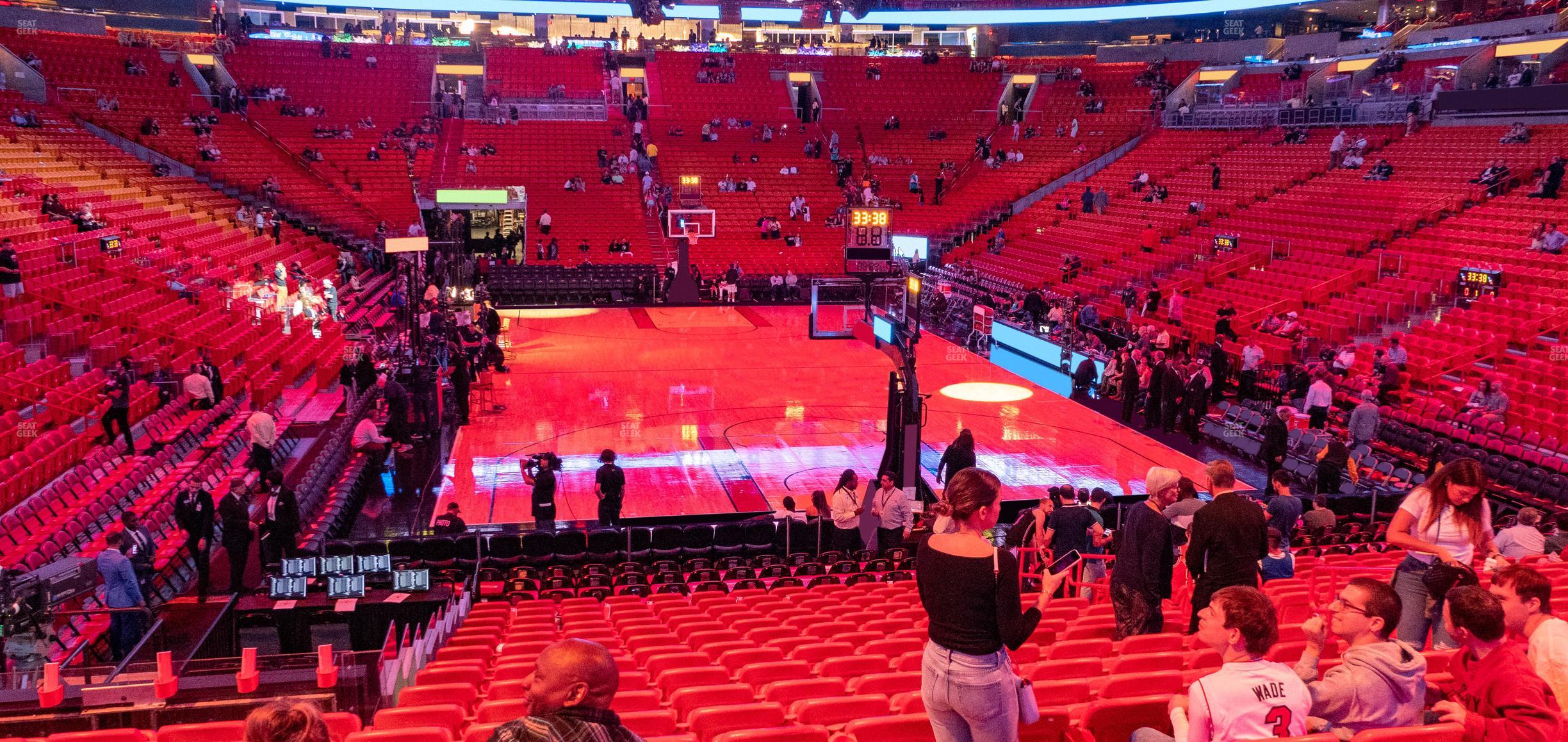 Kaseya Center - Section 113 Seat View | SeatGeek