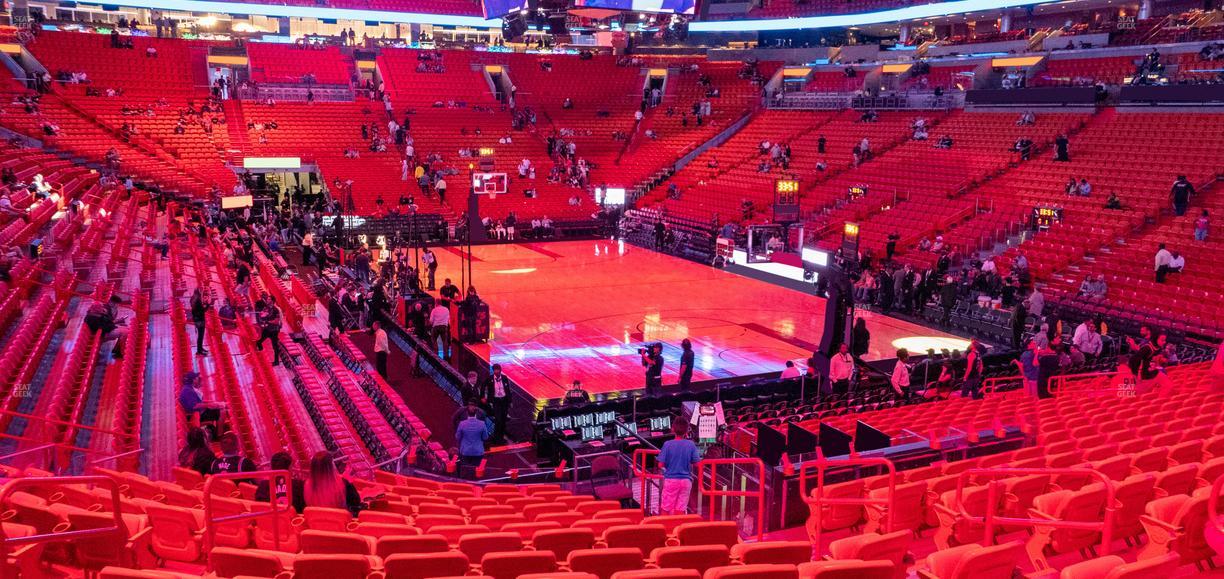 Kaseya Center - Section 114 Seat View