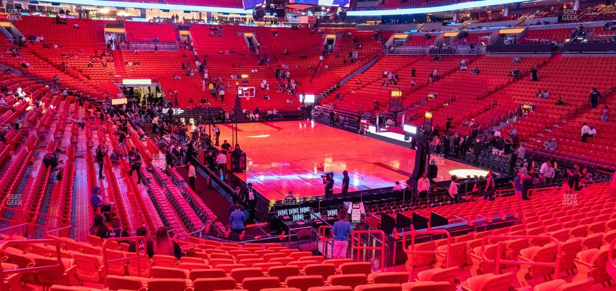 Kaseya Center - Section 114 Seat View