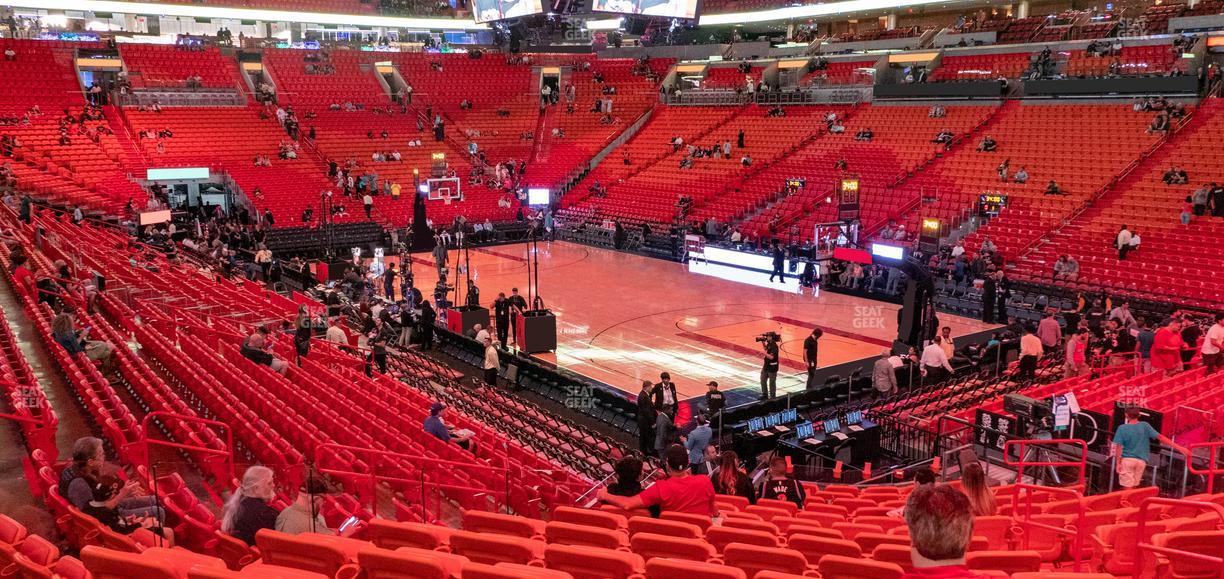 Kaseya Center - Section 115 Seat View