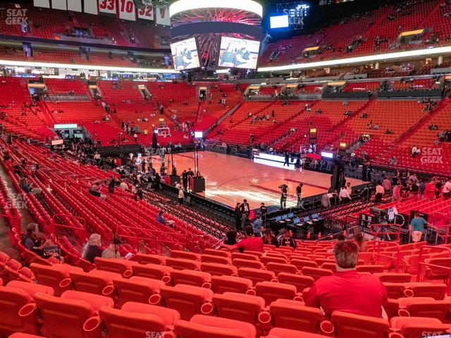 Kaseya Center - Section 115 Seat View